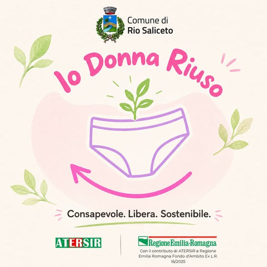 IO DONNA RI-USO a Rio Saliceto: Kit Slip Mestruali Gratuiti