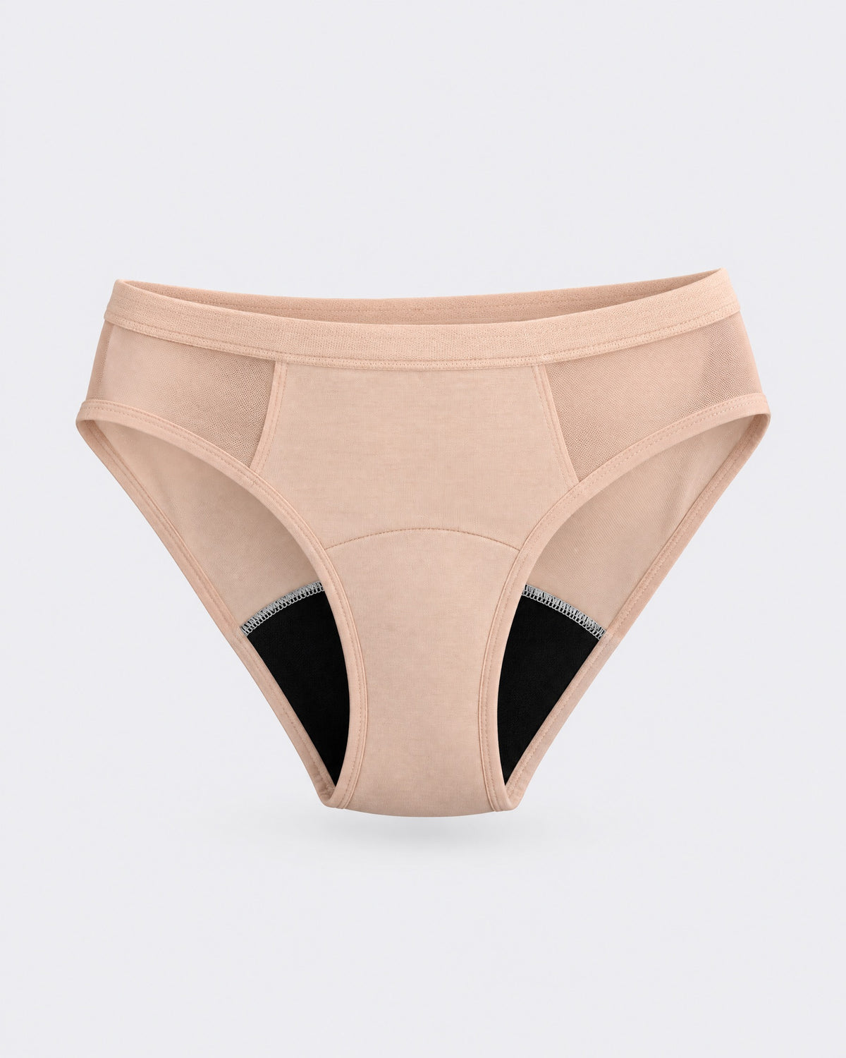 Sanityè® Che-Chic Slip Mestruale Riutilizzabile | Cotone di Bambù e Tulle Stretch